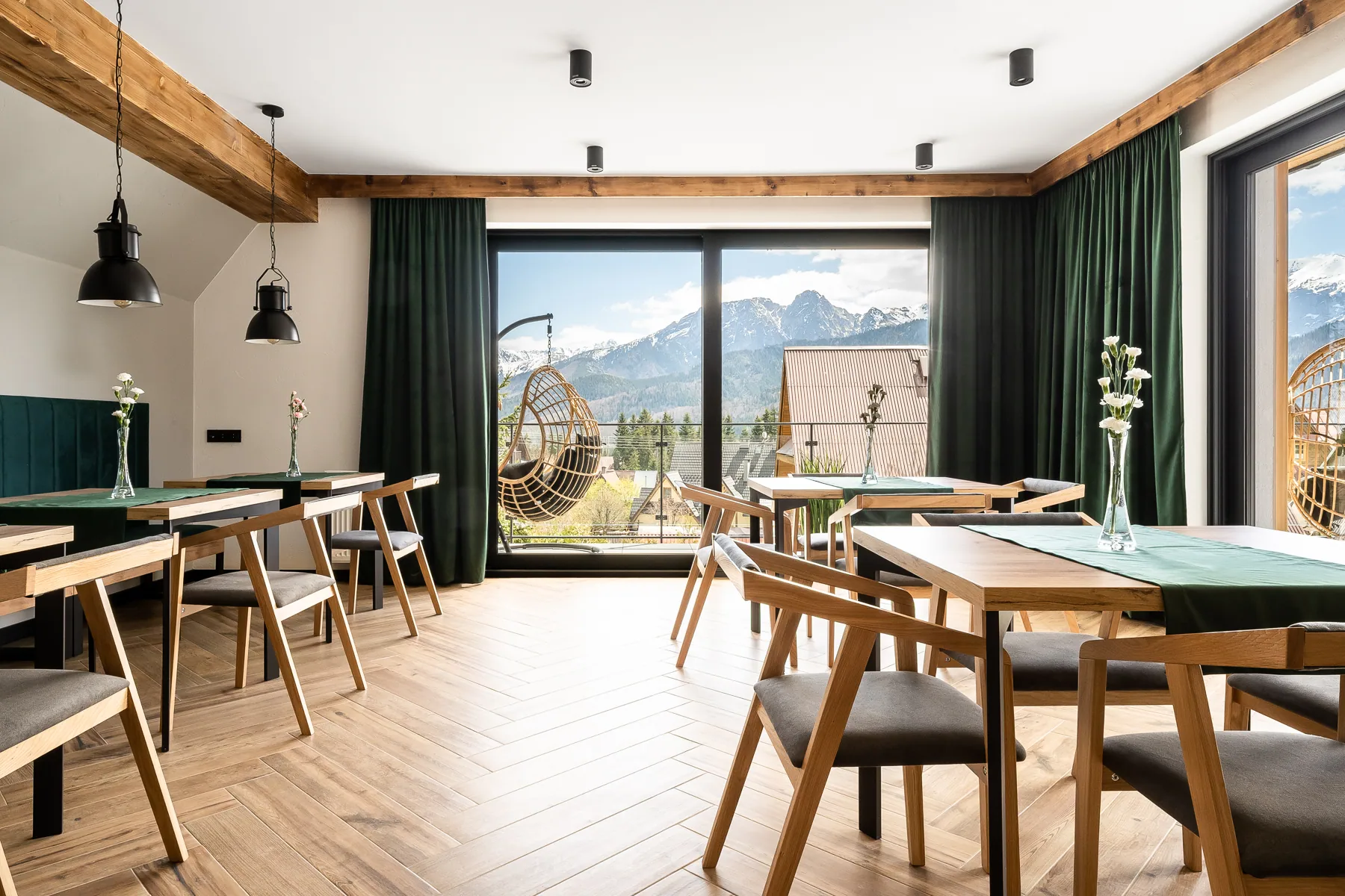 Jadalnia z widokiem na Tatry — Villa Top